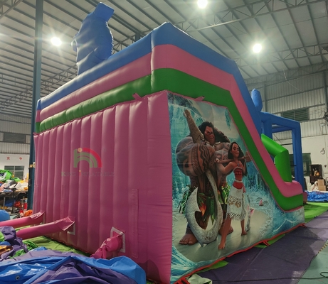 Commercial Grade PVC Grande Deslizamento de Água Inflável Casa de Salto Combo Castelo de Salto