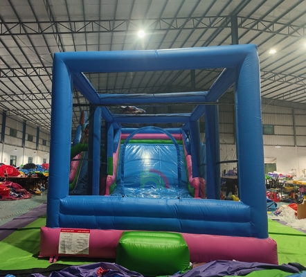 Commercial Grade PVC Grande Deslizamento de Água Inflável Casa de Salto Combo Castelo de Salto