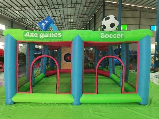 Jogos esportivos infláveis Atirar alvos Tabuleiro de dardos Jogos infláveis Bola de Futebol Eventos Quadra de gol