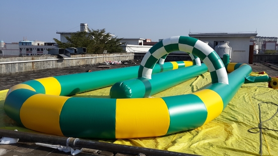 Pista de Corrida de Kart Inflável para Exterior Pista de Corrida Inflável Atraente para Carrinhos de Choque