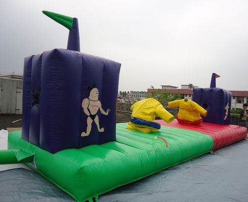 Casa de salto inflável de carnaval de jogos de alta qualidade, ternos de sumô, corrida de bungee para adultos e crianças ﻿