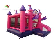castelo de salto inflável grande Multiplay de 6m Bouncy com corrediça da curva