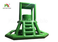 Verde do brinquedo inflável da água de 16,41 FT torre de escalada da salva-vidas do PVC com escada