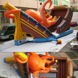 Associações infláveis da cidade do divertimento das crianças, casa Bouncy das ligações em ponte infláveis