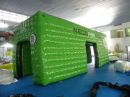Barraca inflável quadrada verde do evento com o encerado do PVC de 0.6mm - de 0.9mm, Waterproof e ateie fogo - resistentes