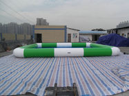 PVC exterior acima das piscinas infláveis da terra para o parque da água do divertimento