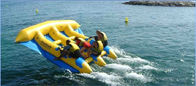 Forma inflável de excitação da banana dos barcos de pesca com mosca do PVC para 3 - 6 jogos do Aqua da pessoa