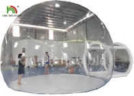 barraca inflável transparente da bolha do diâmetro de 6m com túnel para o aluguel de acampamento exterior