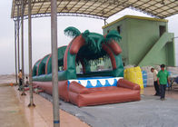 O túnel inflável exterior emocionante para inflatables interativos dos adultos ostenta jogos