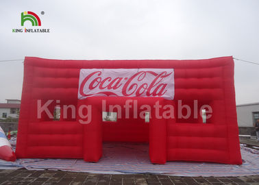 Barraca inflável do evento do quadrado vermelho da dupla camada com PVC Eco material amigável