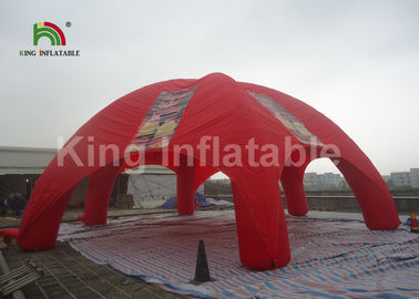 Plato barraca inflável do evento de encerado do PVC de 0,45 milímetros para anunciar com impressão