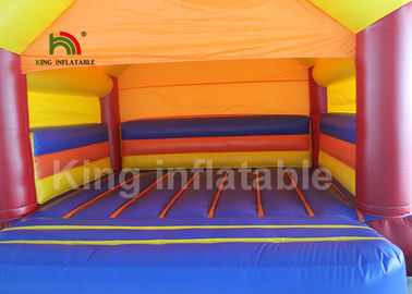 castelo de salto inflável do palhaço comercial alaranjado de 4*4m para o partido e o evento
