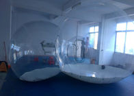 Bolha inflável transparente da barraca do gramado para acampar, móvel redondo e dobrável