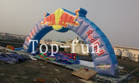 período de 12m pelo arco inflável Oxford da tela alta de 4m para a promoção para a propaganda Red Bull