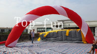 Arco inflável bonito de Clolorful do arco-íris para o anúncio ou o evento