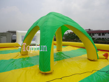 Encerado inflável colorido do PVC da barraca 0.6mm da casa de praia do verde do casamento do evento