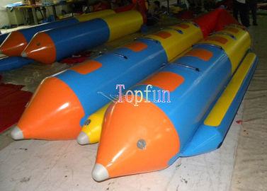 Peixes de vôo infláveis duráveis/barco de banana inflável inflável dos assentos do barco 8 do trenó água da banana/Pvc