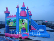 Crianças internas ou casa exterior da princesa Comercial Inflatables Bouncy Castelo para o aluguer