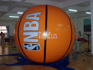 A propaganda inflável do campo de jogos Balloons a forma do basquetebol com impressão de Digitas