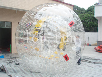 Bola inflável transparente do PVC Zorb, diâmetro fantástico da bola 3m de Zorbing para o parque da água