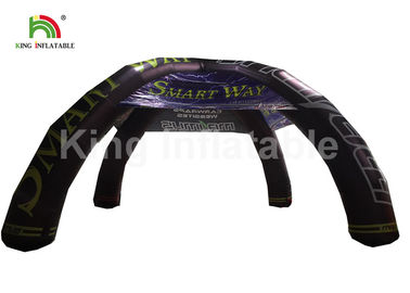 preto do PVC de 0.55mm que anuncia a barraca inflável exterior do evento com tipo da aranha da impressão