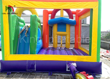 Castelo de salto inflável do parque de diversões/casa Bouncy do avião com impressão do logotipo