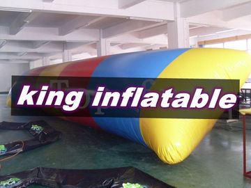 Brinquedos vermelhos/do amarelo/azul 0.9mm PVC da água/corrediça infláveis de Saturn com bola da gota