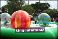 Bola inflável colorida da água do PVC/bola da água com diâmetro de 2m para o parque de diversões