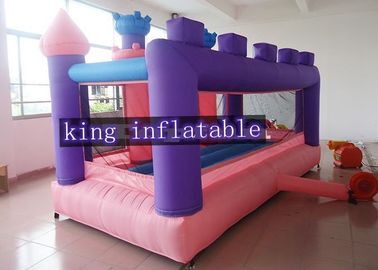 Casas ideais comerciais cor-de-rosa da princesa Bouncy para o jogo macio da criança/crianças