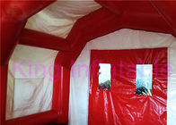Ventiladores infláveis do CE da barraca do PVC costume vermelho/branco para eventos exteriores/internos