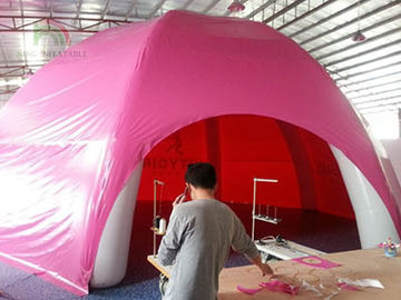 Barraca inflável cor-de-rosa do evento para a barraca de acampamento da promoção/explosão