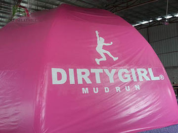 Barraca inflável cor-de-rosa do evento para a barraca de acampamento da promoção/explosão