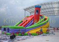 Grandes infláveis secam a corrediça Paradise com castelo/o gerencio para as crianças que deslizam o divertimento