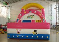 O tema da criança de encerado do PVC inflável seca a corrediça com a casa do salto para o parque de diversões