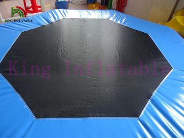 Brinquedo inflável amarelo/do azul 3m diâmetro da água do parque do trampolim do PVC para o parque da água