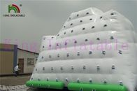 iceberg gigante de encerado do PVC de 0.9mm branco/do brinquedo inflável água do verde para o parque da água
