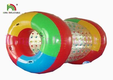 A caminhada da água da explosão dos adultos claros vermelhos do PVC/TPU no brinquedo com o encerado durável do PVC termina