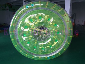 Rolo inflável do brinquedo da água transparente gigante do PVC/TPU para crianças e adultos