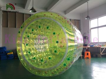 Rolo inflável do brinquedo da água transparente gigante do PVC/TPU para crianças e adultos
