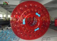 Brinquedo inflável transparente da água, rolo de passeio colorido do PVC/TPU para o parque da água