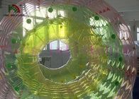 Brinquedo da água do arco-íris feito sob encomenda/PVC/TPU infláveis do rolo calor de 2.4m x de 2.8m - selado