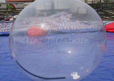 Bola inflável clara transparente da água do PVC/jogos de bola de passeio água inflável