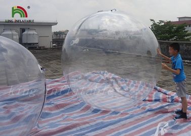 Bola inflável clara transparente da água do PVC/jogos de bola de passeio água inflável