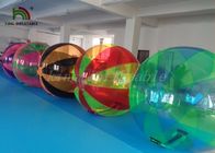 2 m na caminhada inflável colorida do PVC do diâmetro 0.8mm na bola da água, bola de passeio da água