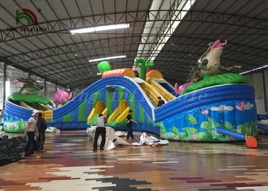 Grandes parques infláveis engraçados da água, crianças que flutuam o certificado dos campo de jogos EN71-2-3