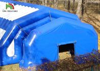 Cor branca/azul da barraca inflável gigante exterior durável do evento do PVC