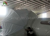 Barraca inflável semi clara do hotel da bolha com a cortina para a construção do hotel