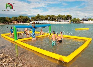 Tamanho inflável hermético durável personalizado 12m da corte de voleibol da praia do tamanho (L)*6m (W) para o jogo dos adultos das crianças