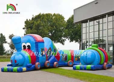 Campo de jogos colorido do divertimento das crianças do túnel do trem de Multiplay da explosão de encerado
