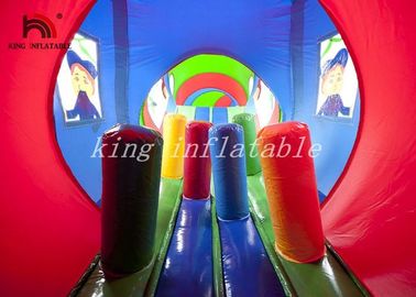 Campo de jogos colorido do divertimento das crianças do túnel do trem de Multiplay da explosão de encerado